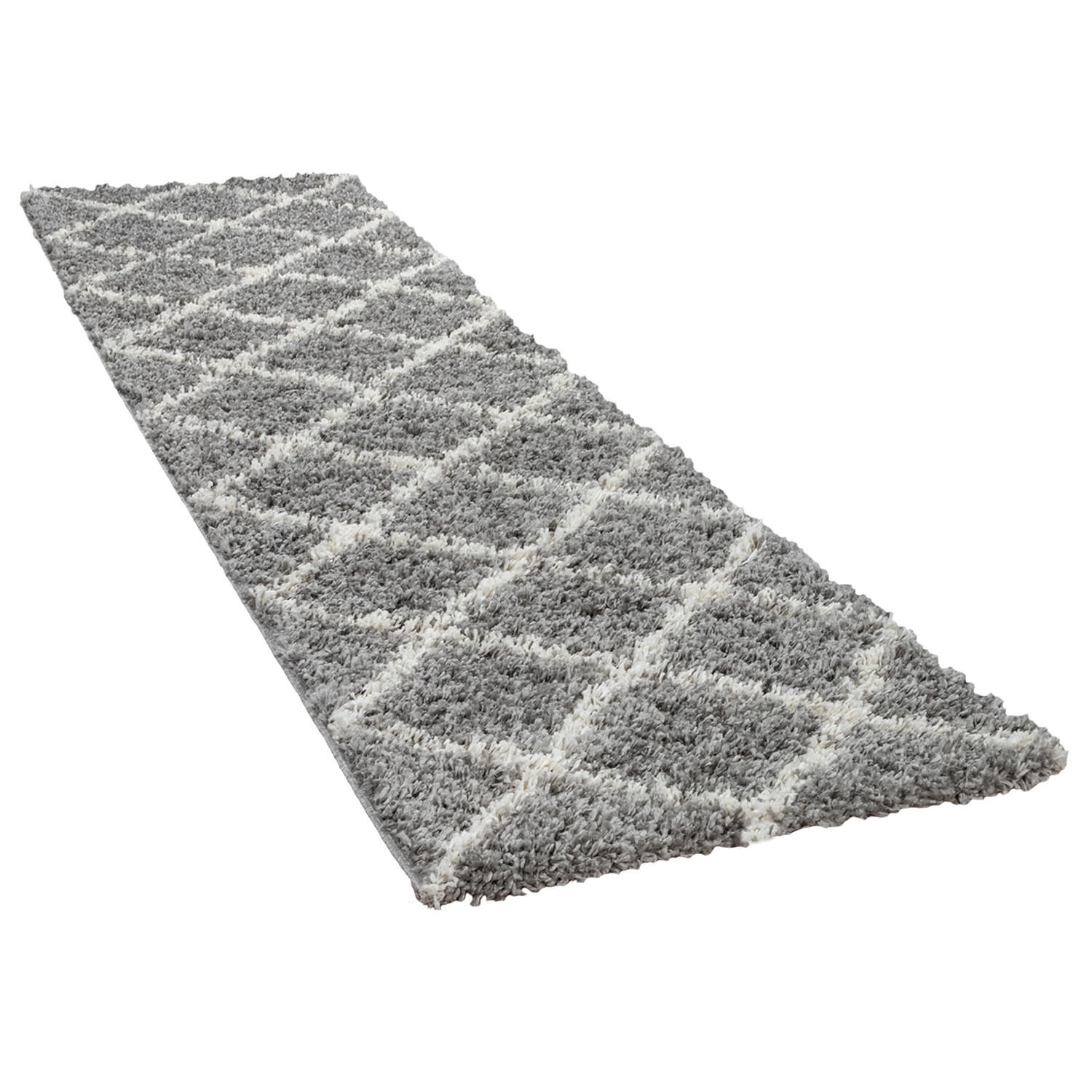 HOCHFLORTEPPICH 60/100 cm Kalmar 441 - Grau, Textil (60/100cm) - Paco Home