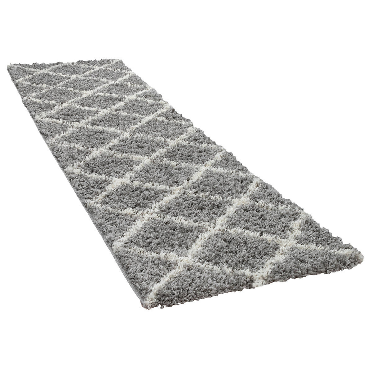 HOCHFLORTEPPICH 60/100 cm Kalmar 441 - Grau, Textil (60/100cm) - Paco Home
