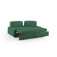 LINEARSOFA Liberty ausziehbar - Grün, Textil (180/42/105cm) - Divani.store