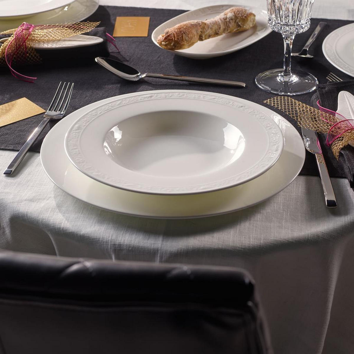 SUPPENTELLER White Pearl weiß ø 24,8 cm - Weiß, Keramik (24.8cm) - Villeroy & Boch