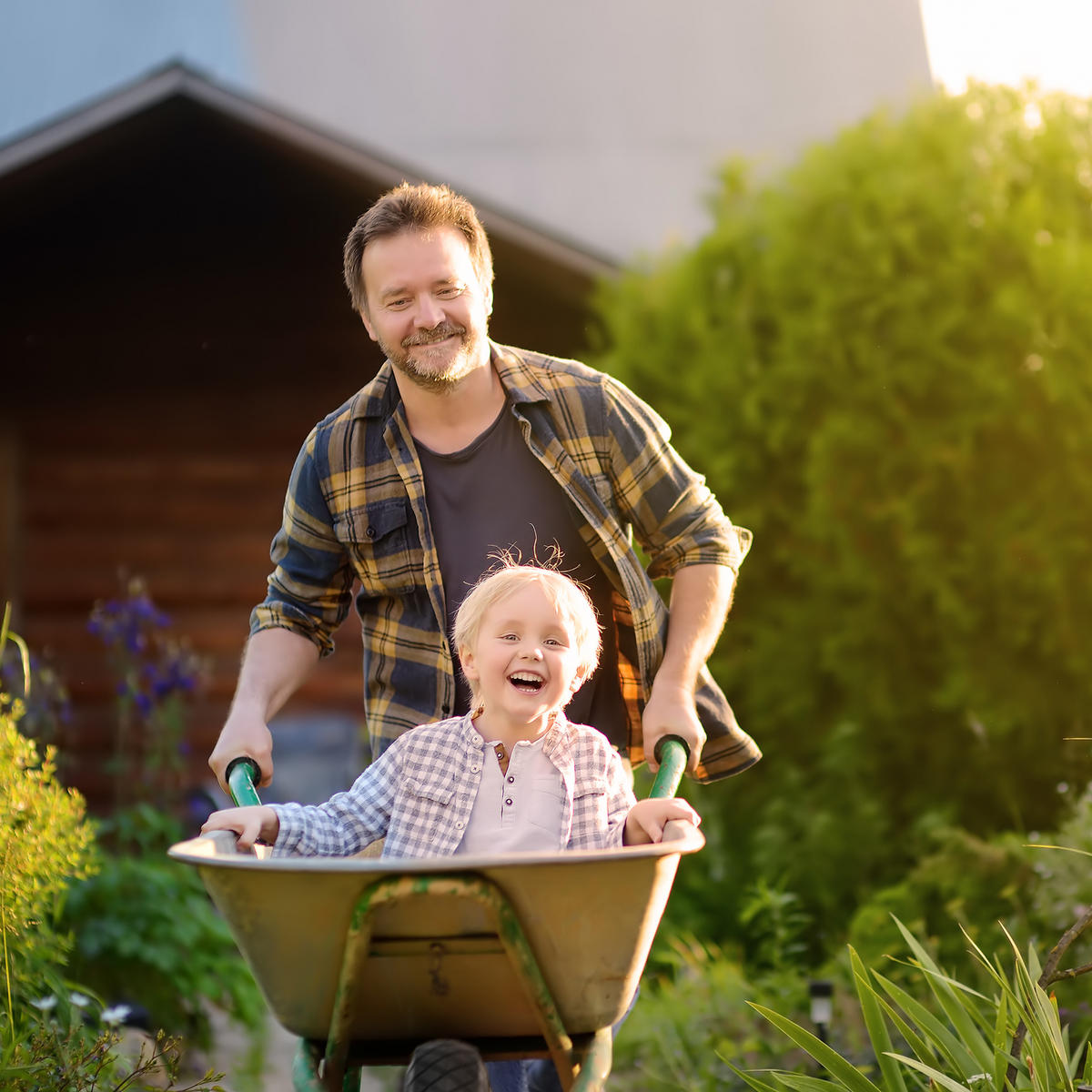 SCHUBKARRENRAD - Schwarz, Kunststoff/Metall (38.5/38.5/24cm) - Relaxdays