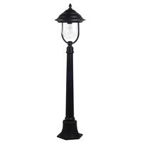 LED WEGELEUCHTE Alu Schwarz - Schwarz, Metall (25/111/111cm)