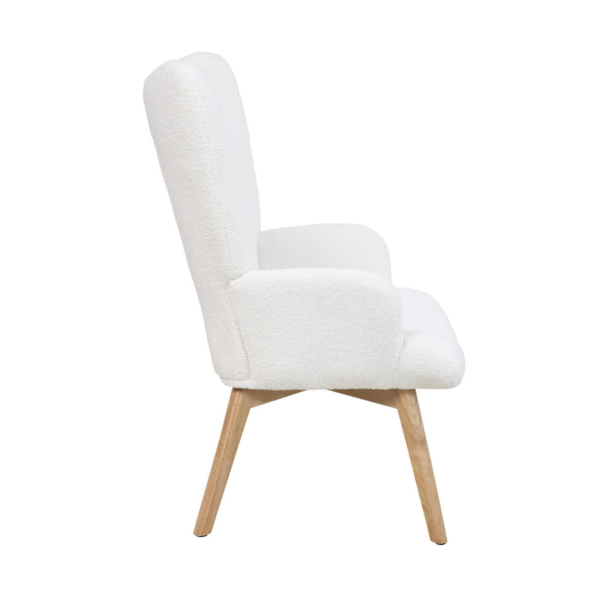 OHRENSESSEL Olav - Weiß, Textil (64/96/70cm) - SVITA