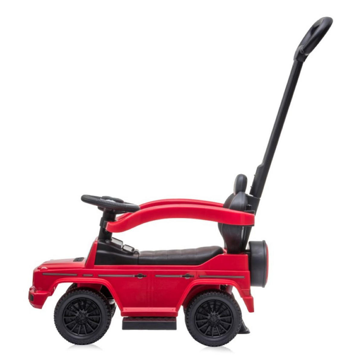 RUTSCHER Mercedes Benz G350 rot Mercedes Benz G350 Schubstange Musikfunktion Staufach - Rot, Kunststoff (86/41/95cm) - Lorelli