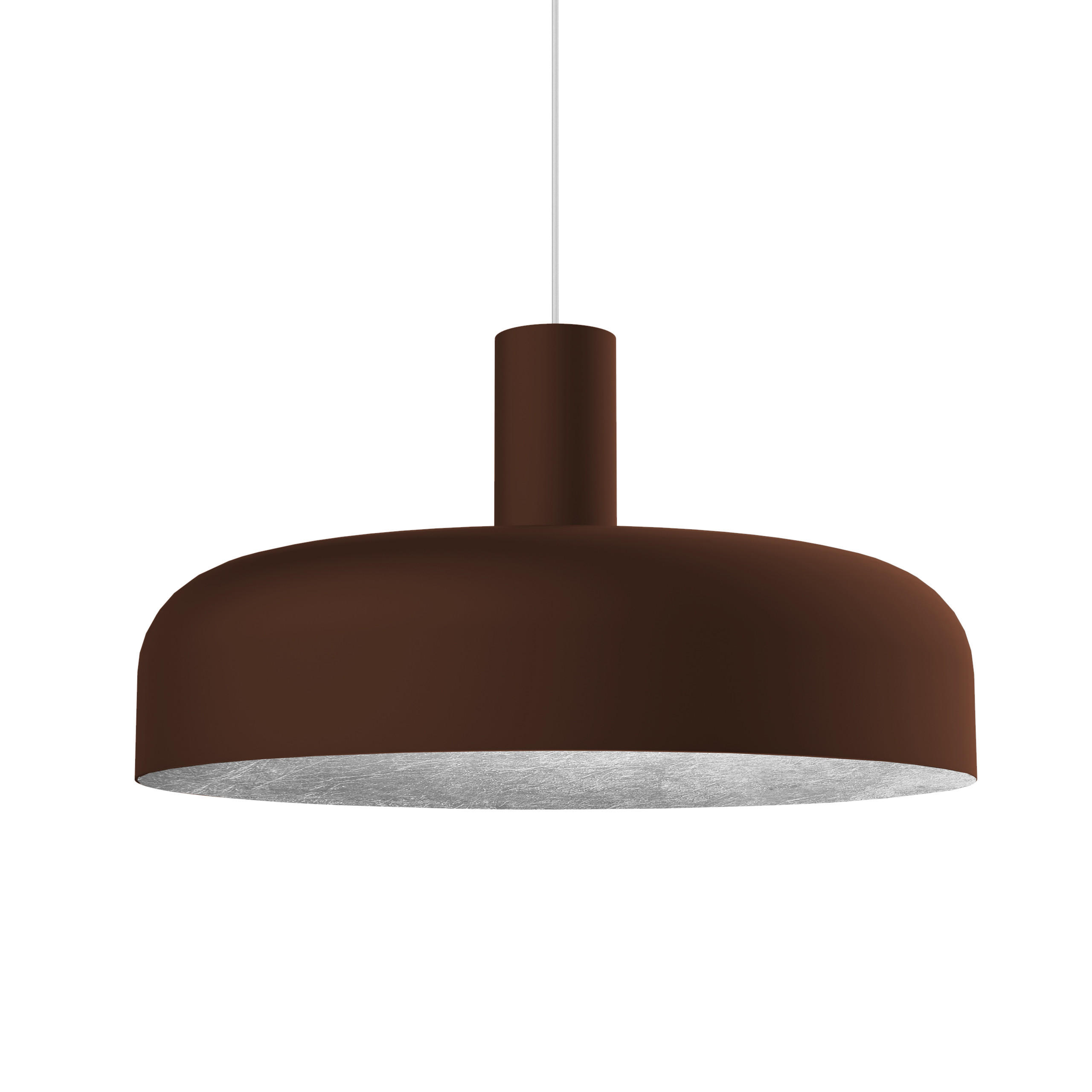 HÄNGELEUCHTE Nadir - Braun, Metall (40/40/10cm) - Lumicom