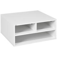 AKTENREGAL DE-14458 3 offene Fächer Weiß - Weiß, Holzwerkstoff (40/22.5/47cm) - ComfortXL