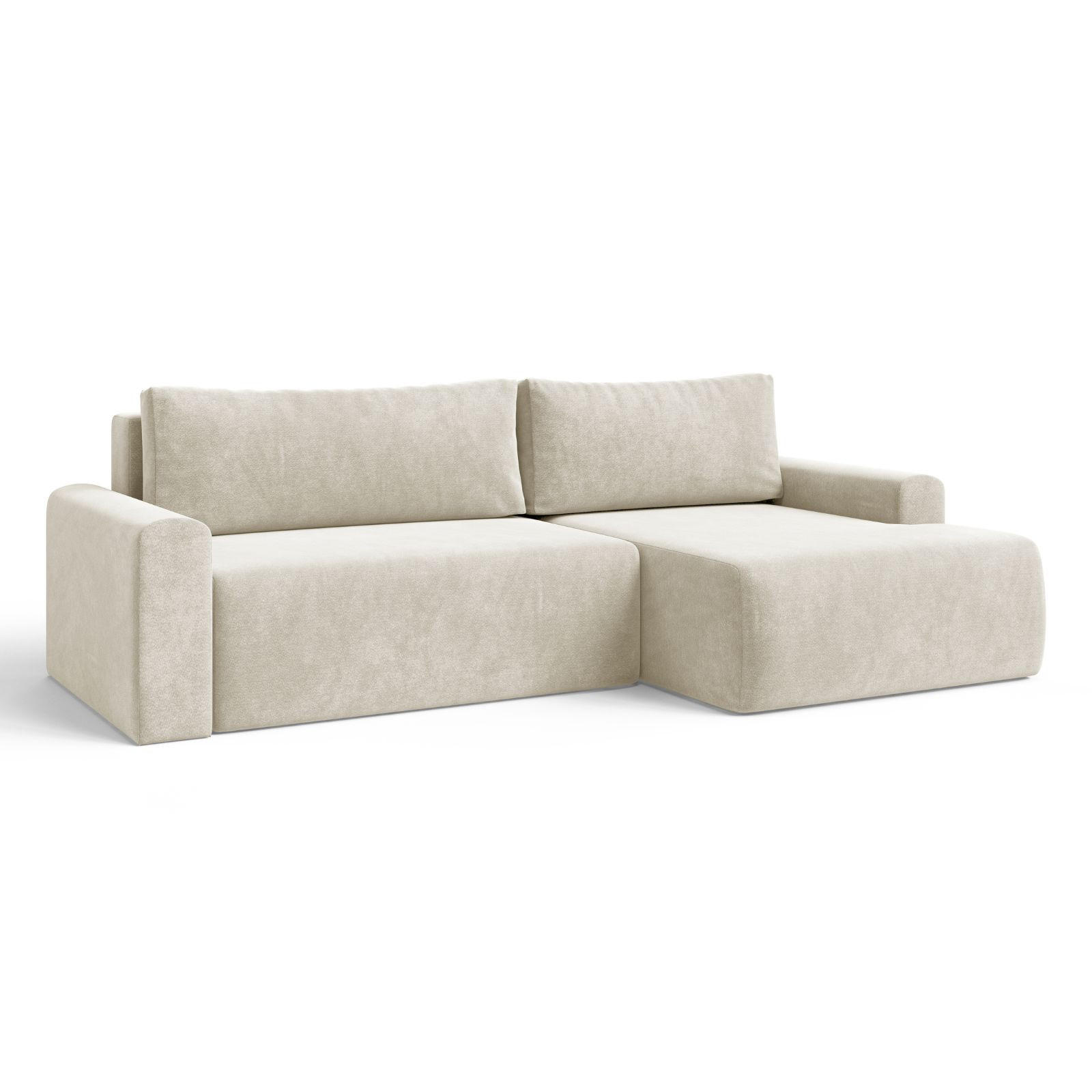 Dekori_Interiors Ecksofa Creme 270x142 cm