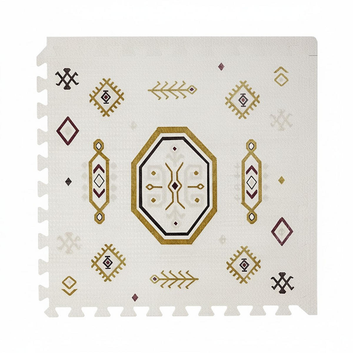 SPIELMATTE Amira Golden Clay braun 120x180 - Braun, Kunststoff (120/180cm)