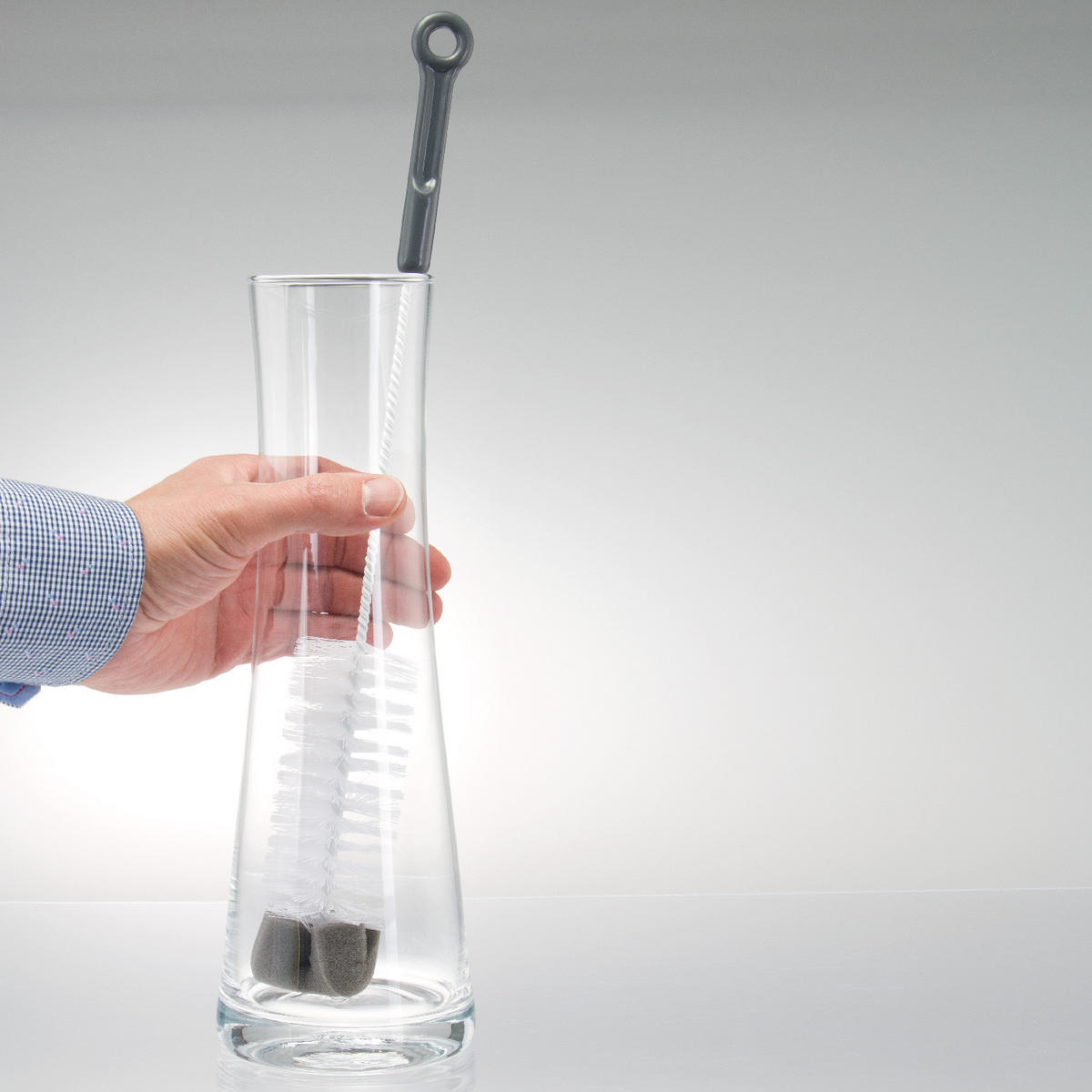 REINIGUNGSBÜRSTE, weiß - Weiß, Kunststoff (5/40/5cm) - bremermann