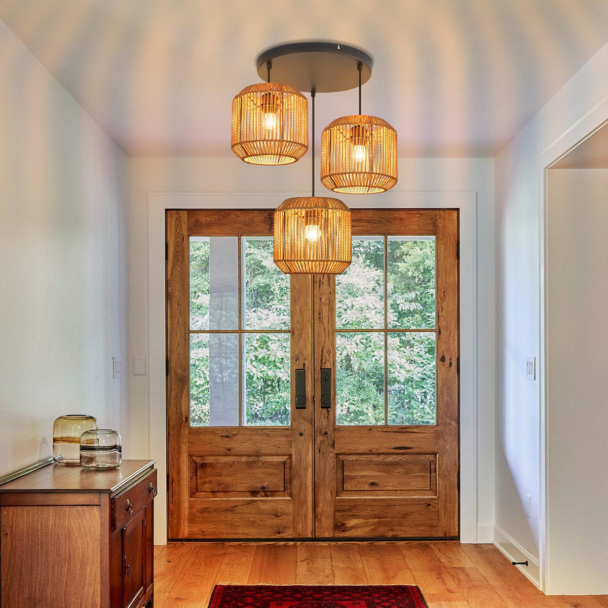 PENDELLEUCHTE BERTHOLD Ⅲ 30/30/150 cm - Schwarz, Metall (30/30/150cm) - Nettlife