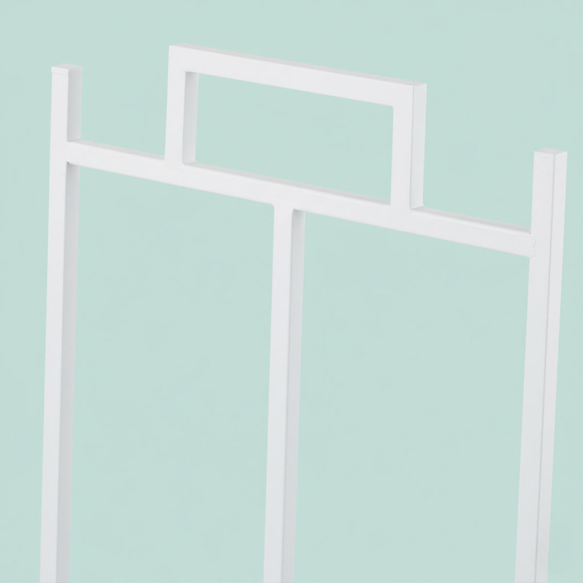 KAMINHOLZREGAL - Weiß, Metall (45/41/33cm) - Relaxdays