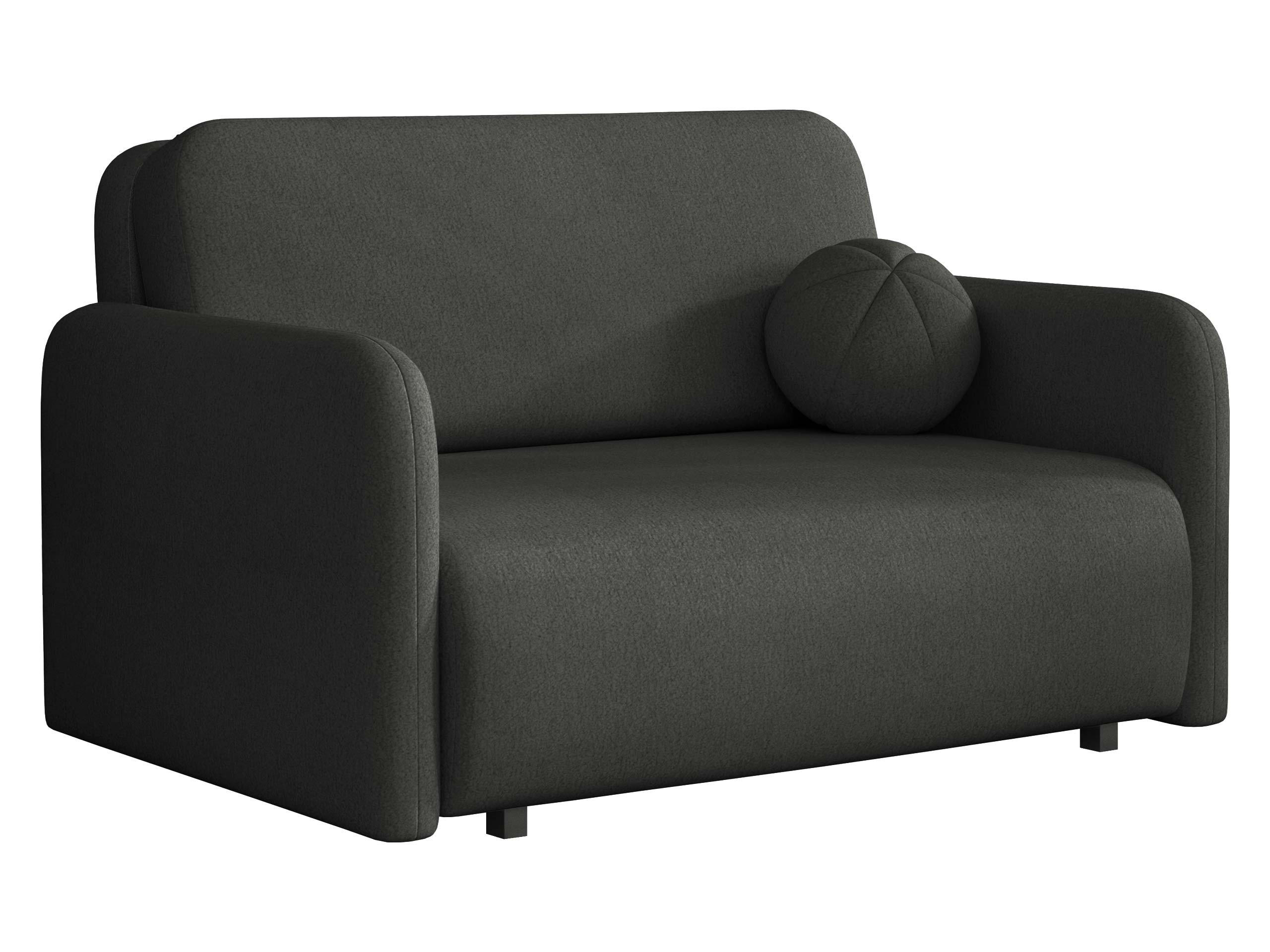 Mirjan24 Schlafsofa Schwarz 130x85x103 cm