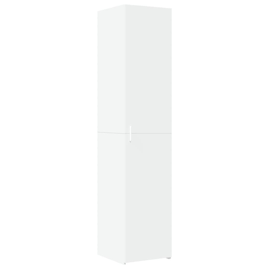 vidaXL Drehtürenschrank Weiß 42.5x185x40 cm