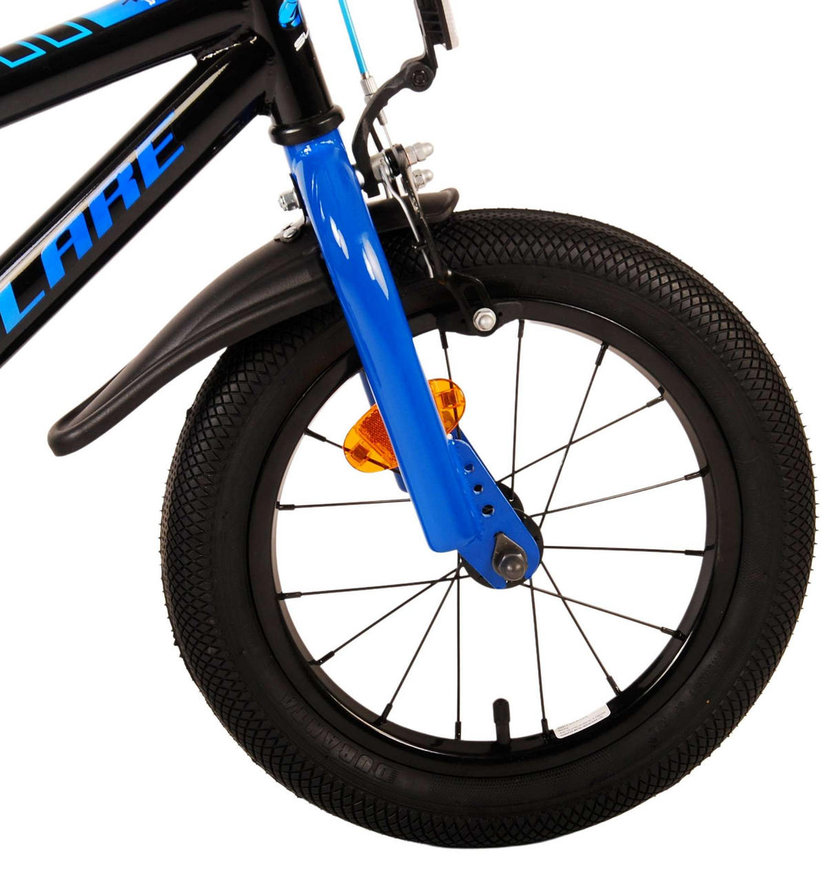 KINDERFAHRRAD Super GT - Jungen - 14 Zoll - Rücktritt + Handbremse - Blau - Blau/Schwarz, Metall (45cm) - TPFSports