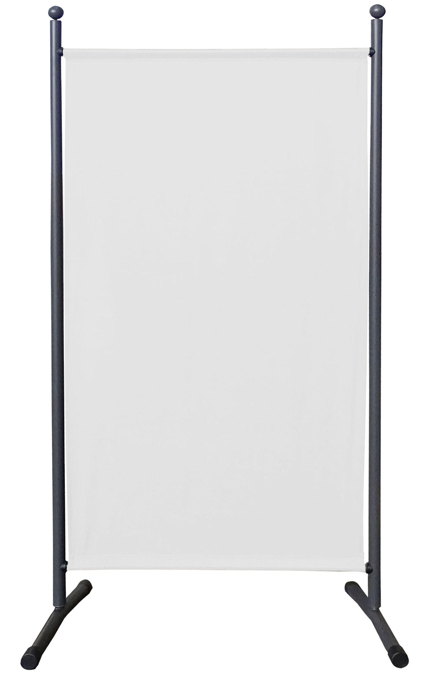 PARAVENT 1-tlg. 180x78 cm Weiss - Weiß, Metall (78/180cm) - QUICK STAR