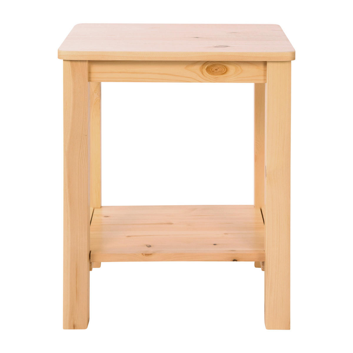 NACHTTISCH Kiefer natur 47/38/32 cm - Braun, Holz (38/47/32cm) - Homestyle4u