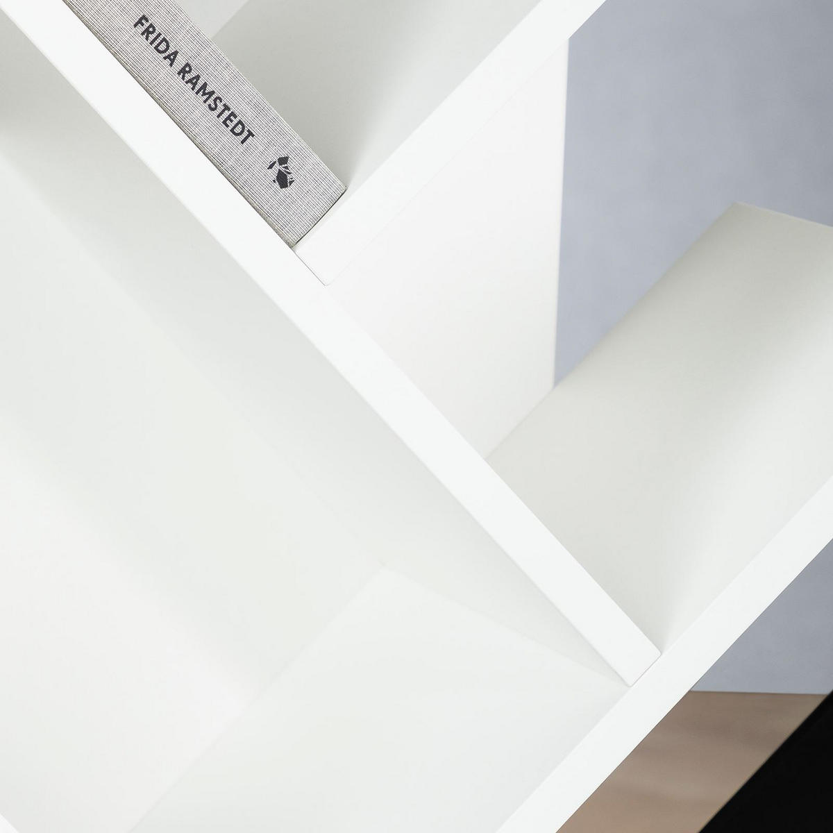 BÜCHERREGAL JULES - Weiß, Holzwerkstoff (48/116/23cm) - IDIMEX