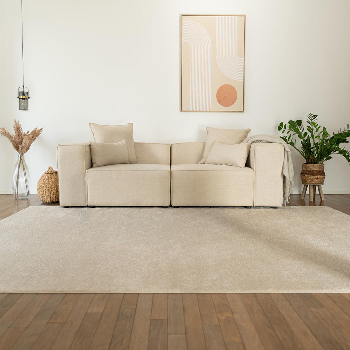 SOFA VERONA S - Beige, S - Beige, Kunststoff/Textil (240/70/120cm) - Home Deluxe