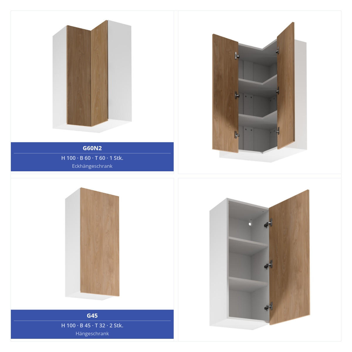 WINKELKÜCHE 385 x 285 cm - Sorento KS11-M385 - in Sonoma Eiche / Weiß - Schwarz/Weiß, Holz/Metall (670/247/58cm)