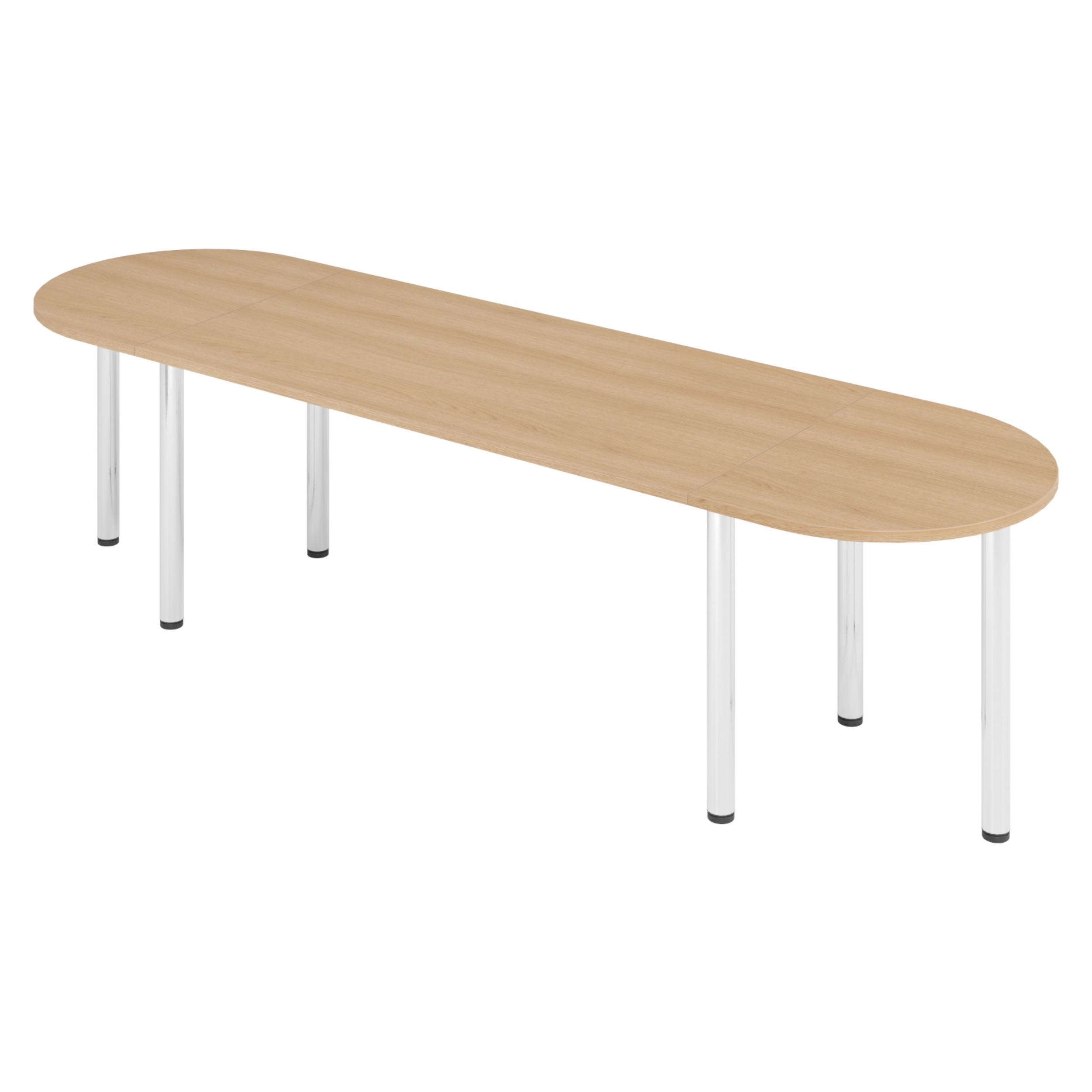 KONFERENZTISCH-SETS Serie-K 80/280/74 cm in Eichefarben - Eichefarben, Holzwerkstoff (80/280/74cm) - bümö
