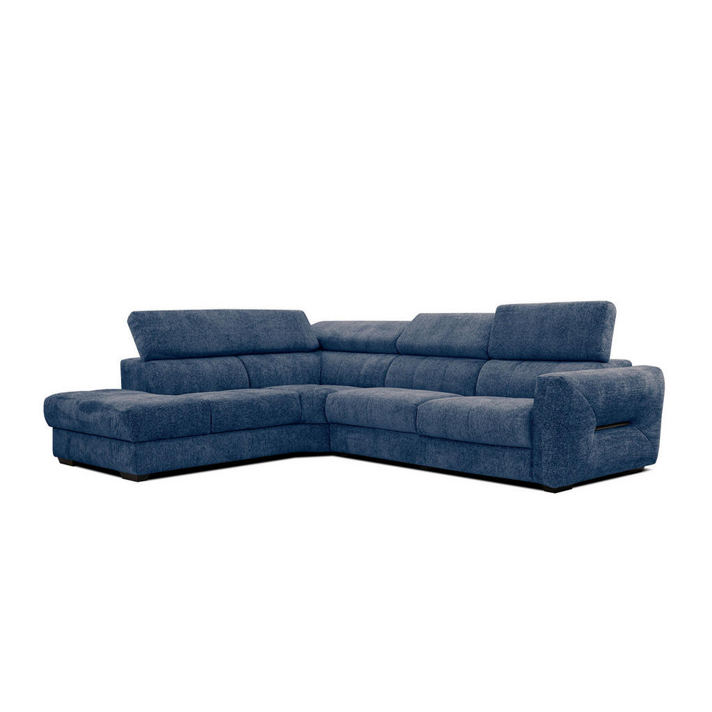 Thumbnail - Courtois Laville Ecksofa, Dunkelblau, Textil, Ottomane links, L-Form,L-Form, 298x239 cm, Wohnzimmer, Sofas & Couches, Wo...
