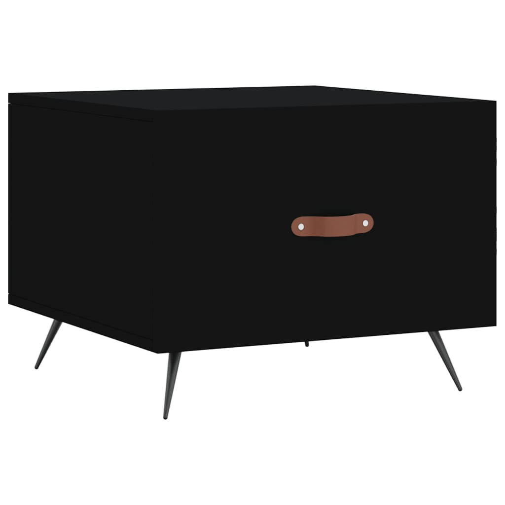 COUCHTISCH Schwarz 50x50x40 cm Holzwerkstoff - Schwarz, Holzwerkstoff (50/50/40cm) - furnicato