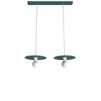 HÄNGELEUCHTE - Blau, Metall (30/30/7cm) - Lumicom