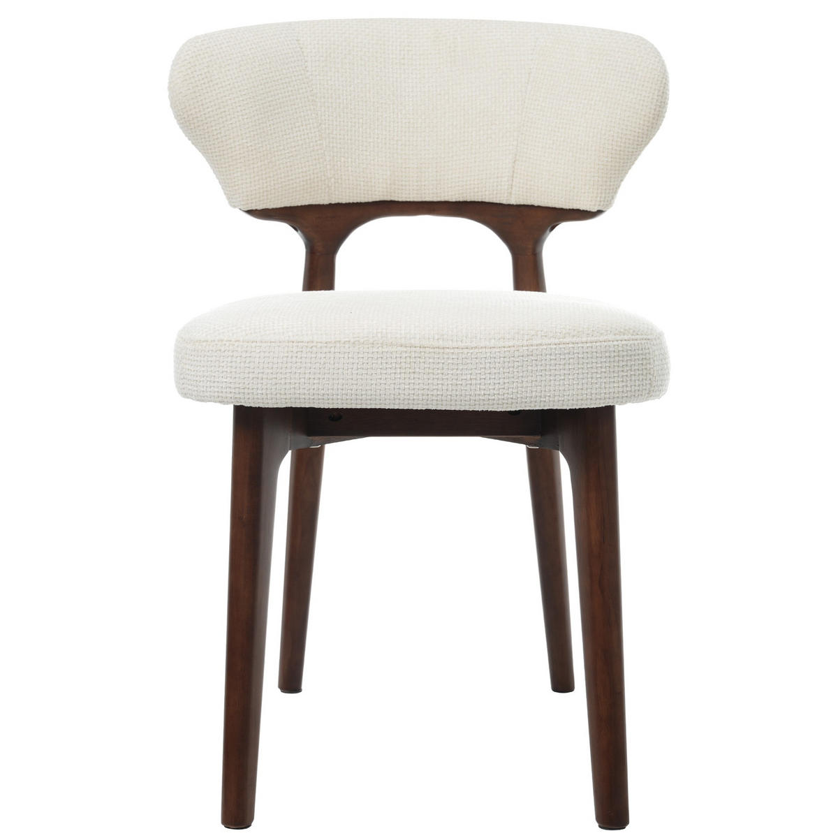 SESSEL 2 x Esszimmerstühle,Massivholz,Chenille,Beige - Beige, Textil (53/75/58.5cm) - LVHOM