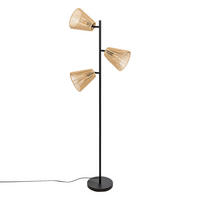 STEHLAMPE Boho-Stil Giada 150 cm - Braun, Metall (49.5/24/150cm) - Atmosphera Createur d´interieur