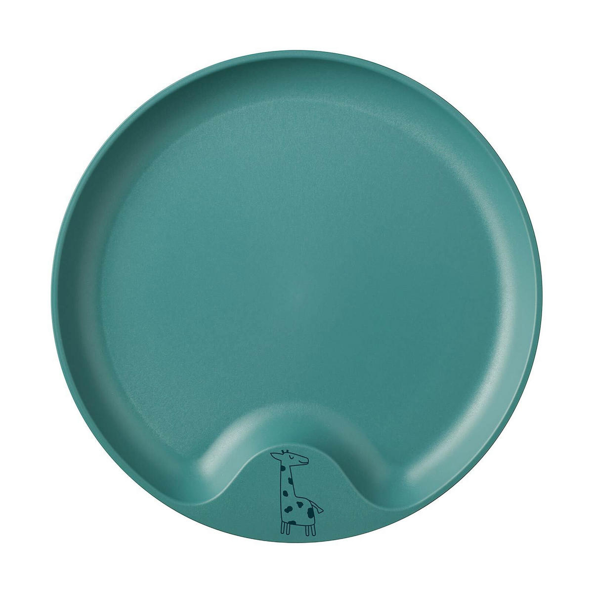 KINDERTELLER Mio deep turquoise ø 22 cm - Türkis, Kunststoff (22/2/22cm) - Mepal