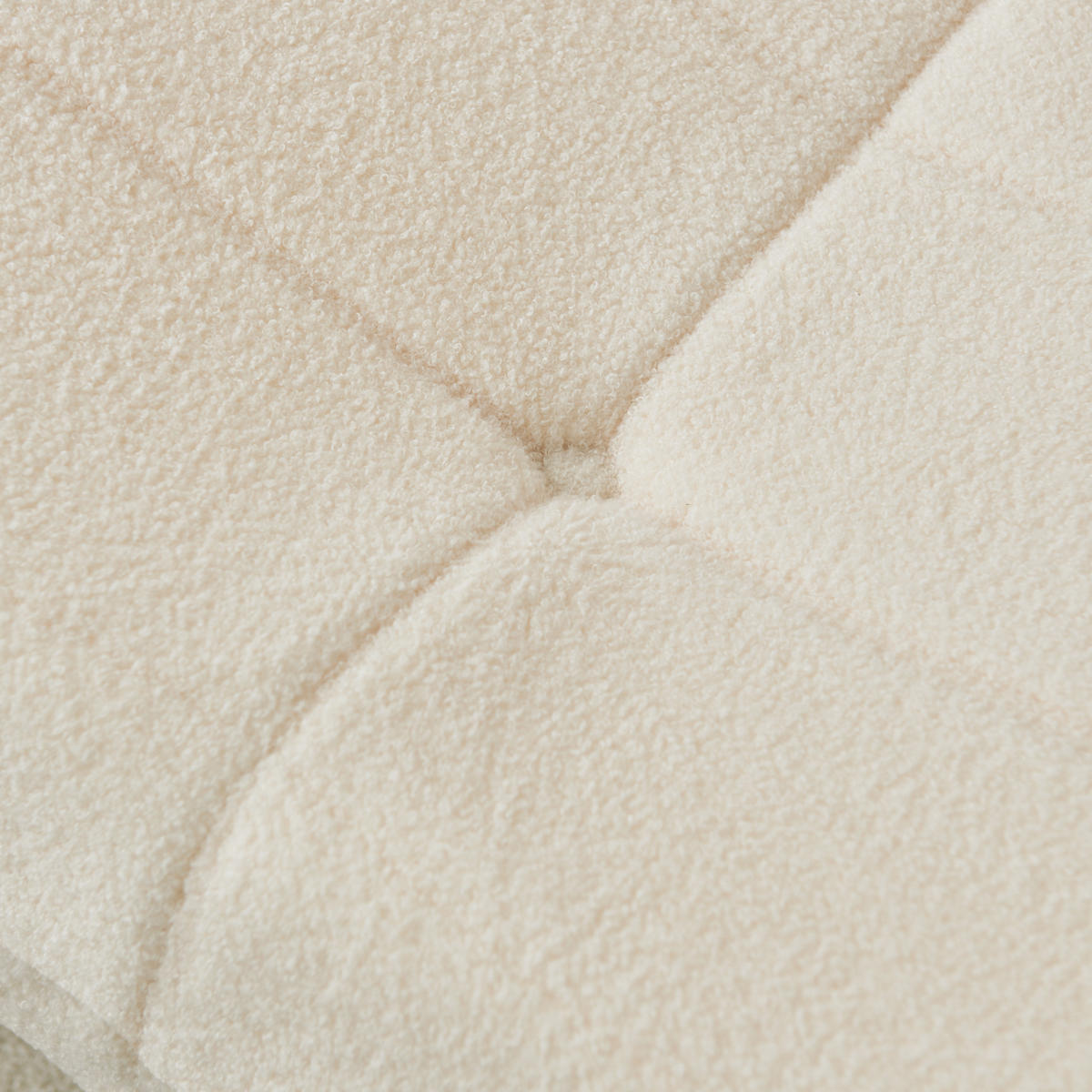 SITZSACK Stoff Beige 85 × 110 × 79 cm, gepolsterter Loungesessel mit breiter Sitzfläche - Beige, Textil (85/79/110cm) - WISHDOR