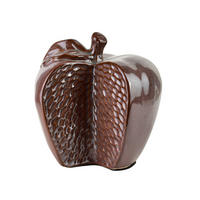 DEKOFIGUR Saggio grau 12/10/12.5 cm Keramik - Lila, Keramik (12/12.5/10cm) - Mondex