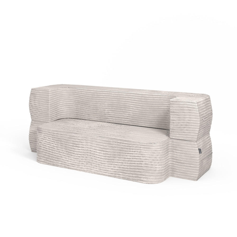 SOFA Lille Beige 190 cm mit Schlaffunktion - Beige, Textil (190/70/73cm) - VitaliSpa