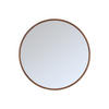 SPIEGEL Oliva Braun 5/90/90 cm - Braun, Holz (90/90/5cm) - LABEL51