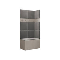 GARDEROBEN-SET Orion I - Kaschmir/Grau, Holzwerkstoff/Kunststoff (84/186/46cm) - MIRJAN24