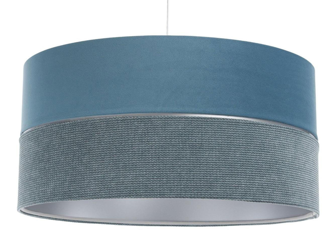 HÄNGELEUCHTE Blau 40/20 cm - Blau/Silberfarben, Kunststoff (40/0.6/20cm) - ONZENO