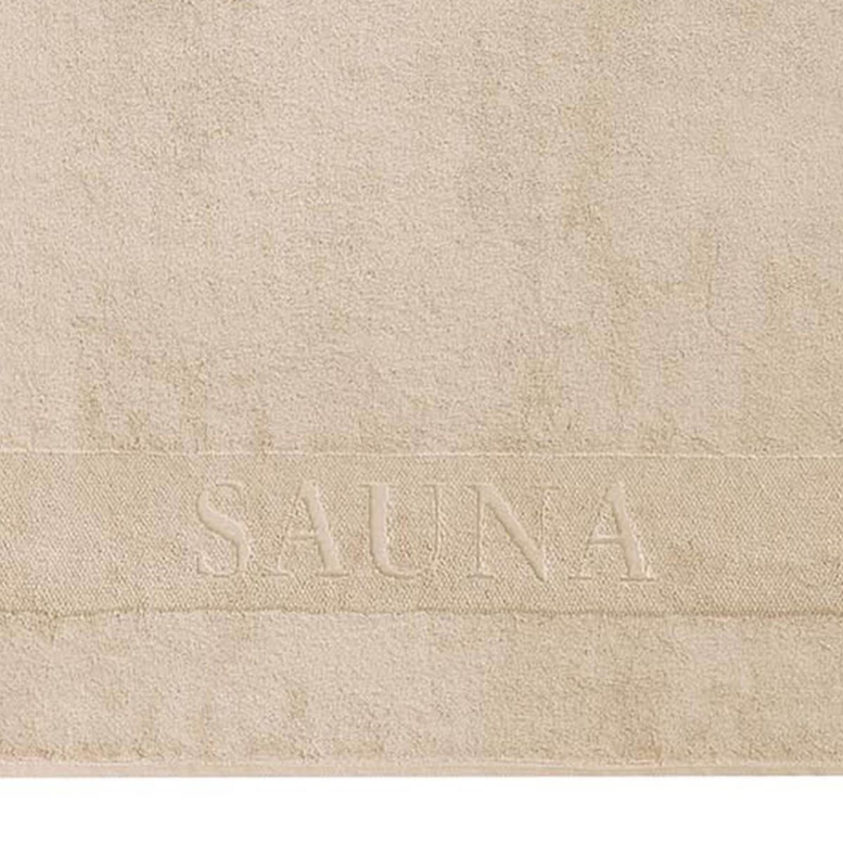 SAUNATÜCHER SPA 2556 SAND - 339 - Sandfarben, Textil (80/200cm) - Zöllner