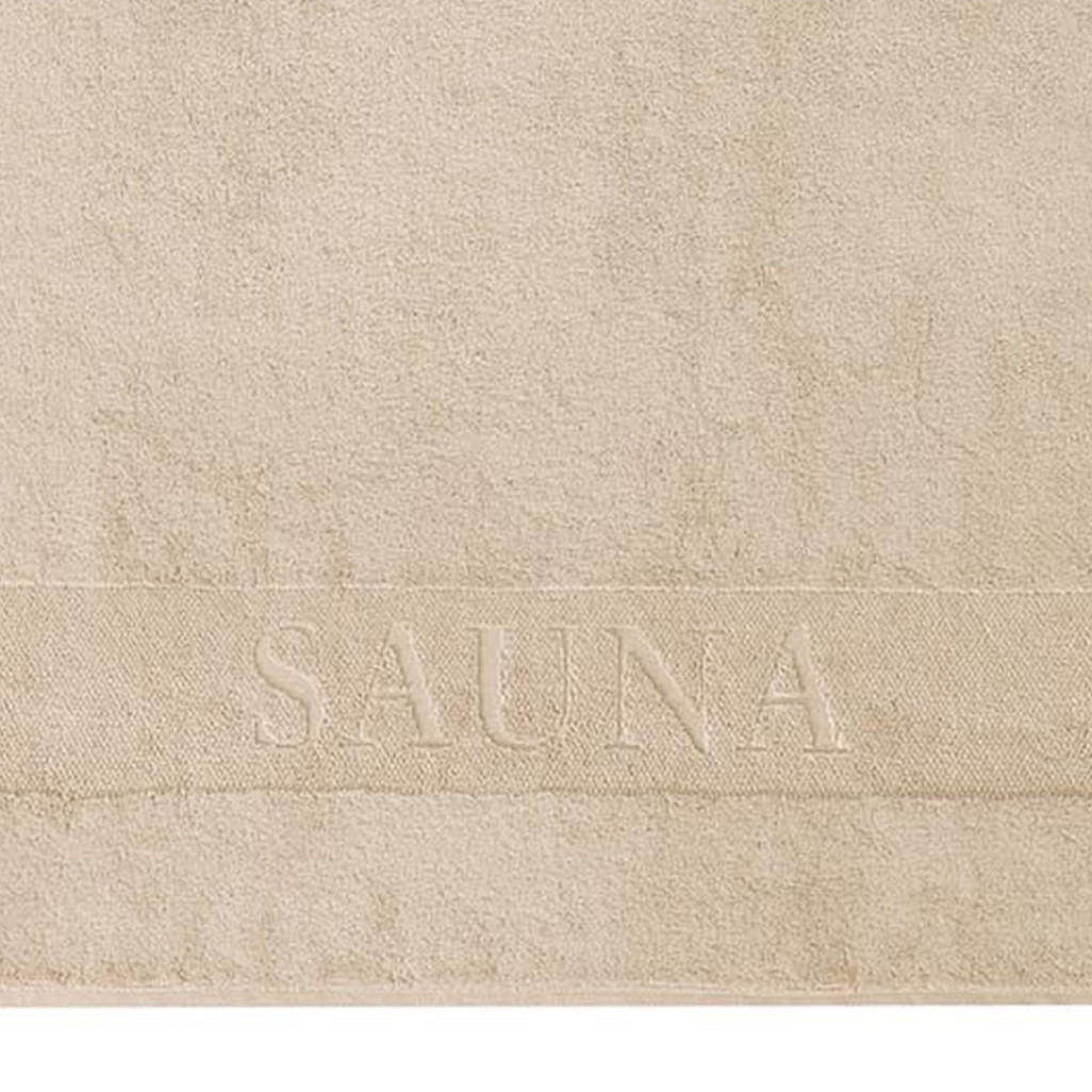 Thumbnail - Zöllner Saunatücher, Sand, Textil, Uni, Füllung: Baumwollfüllung, 80x200 cm, unisex, Freizeit, Wellness, Saunatücher