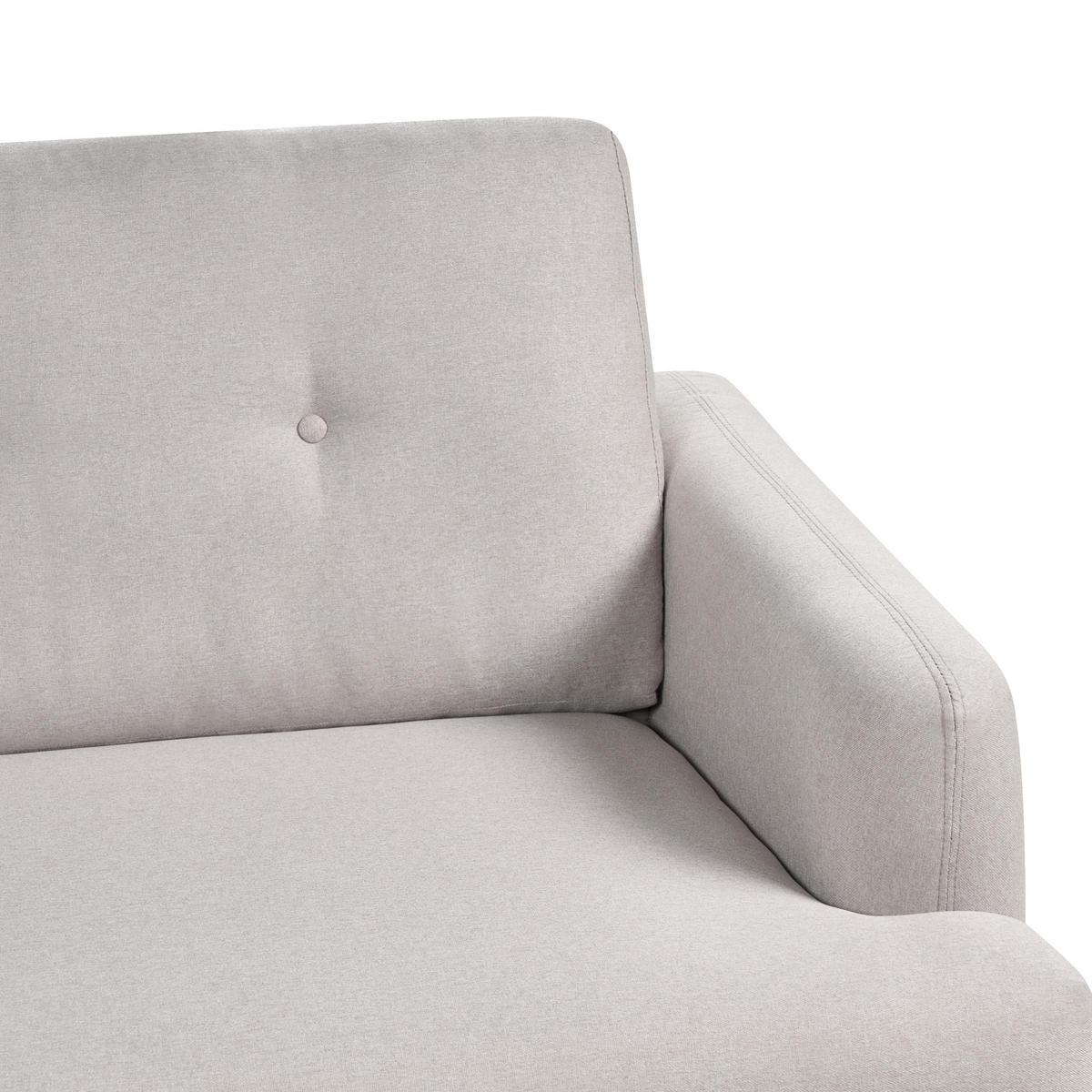 2-SITZER-SOFA Stoff taupe Tuve - Hellbraun/Beige, Textil (149/85/90cm) - Beliani