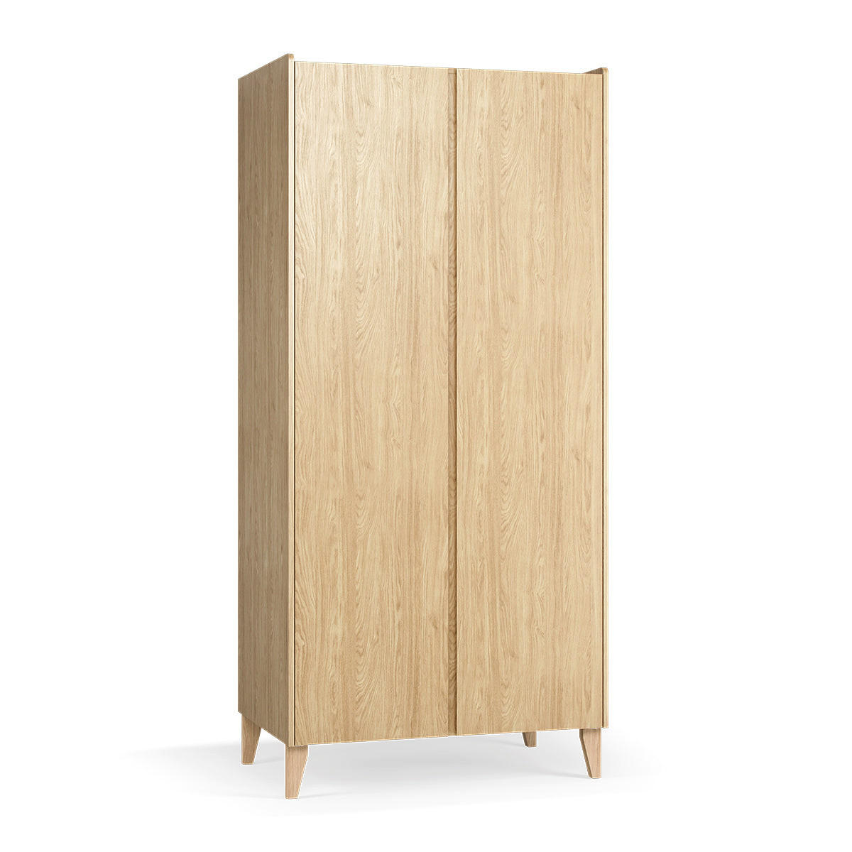 SCHRANK 2 Türen Muve Holz - Braun, Holzwerkstoff (94/204/60cm) - Petits-meubles
