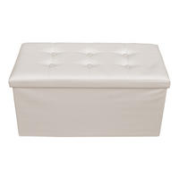 FUSSHOCKER Beige 38/76/38 cm - Beige, Textil (38/38/76cm) - Mobili Rebecca