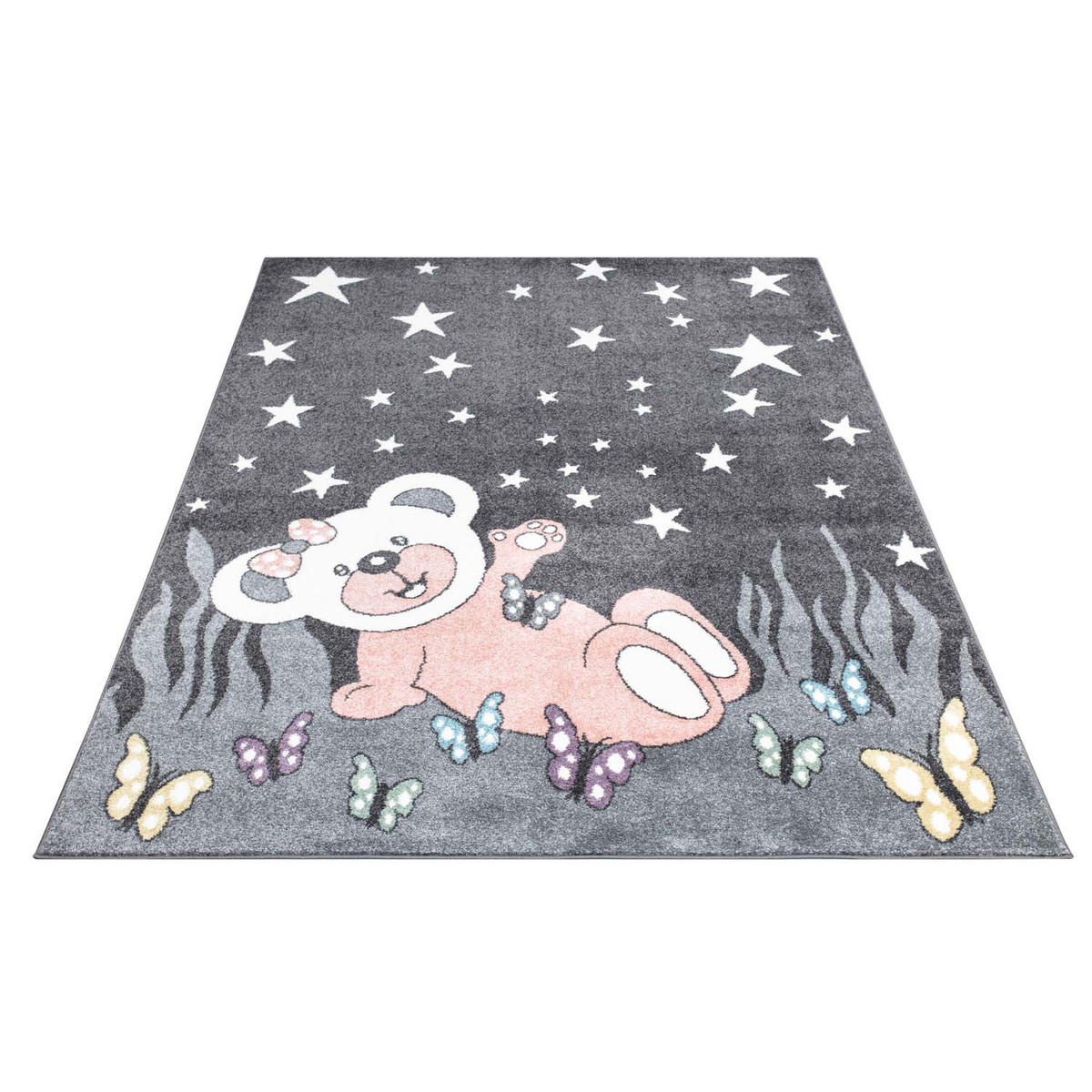 KINDERTEPPICH Anime 916 Grau 190x280 cm - Grau, Textil (190/280cm) - carpet city
