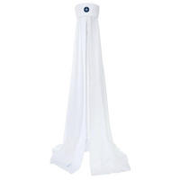 BETTHIMMEL Weiß Dunkelblau - Weiß, Textil - nordic coast company