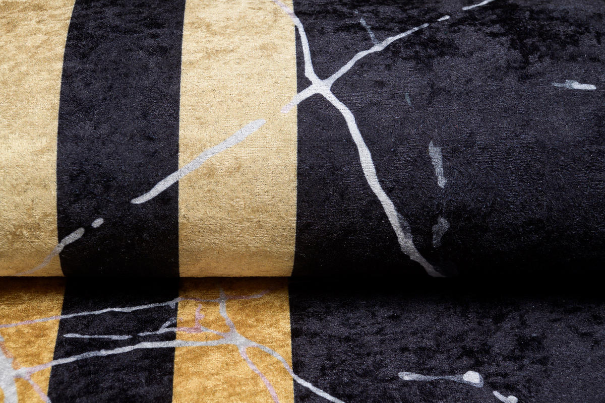 TEPPICH TOSCANA Schwarz 160/230 cm - Schwarz, Textil (160/230cm) - Tapiso