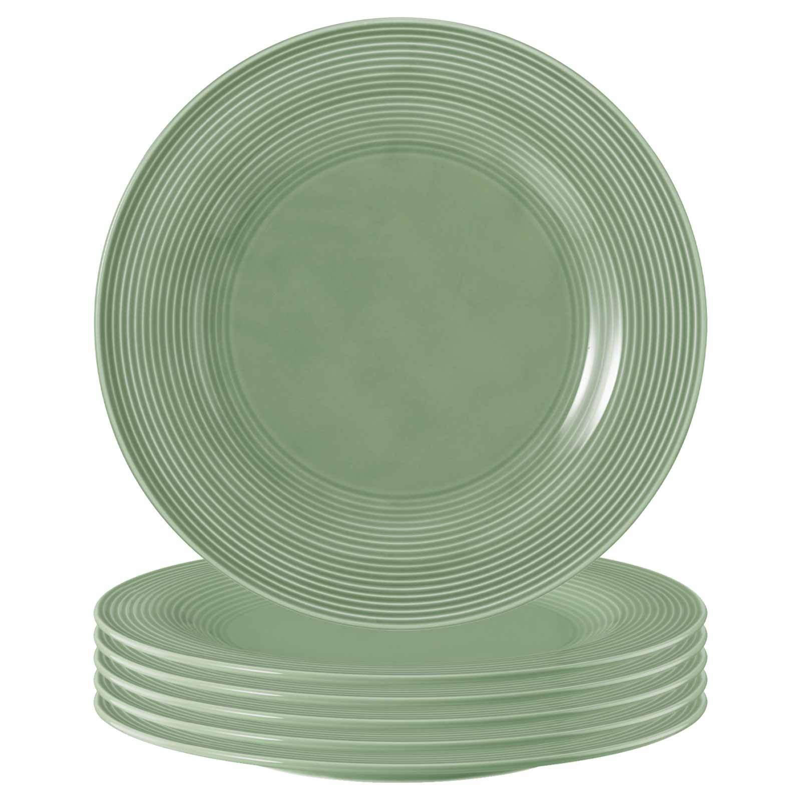 SPEISETELLER Beat Color Glaze Salbeigrün ø 27,7 cm 6er Set - Grün, Keramik (27.7cm) - Seltmann Weiden