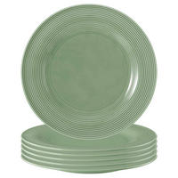SPEISETELLER Beat Color Glaze Salbeigrün ø 27,7 cm 6er Set - Grün, Keramik (27.7cm) - Seltmann Weiden