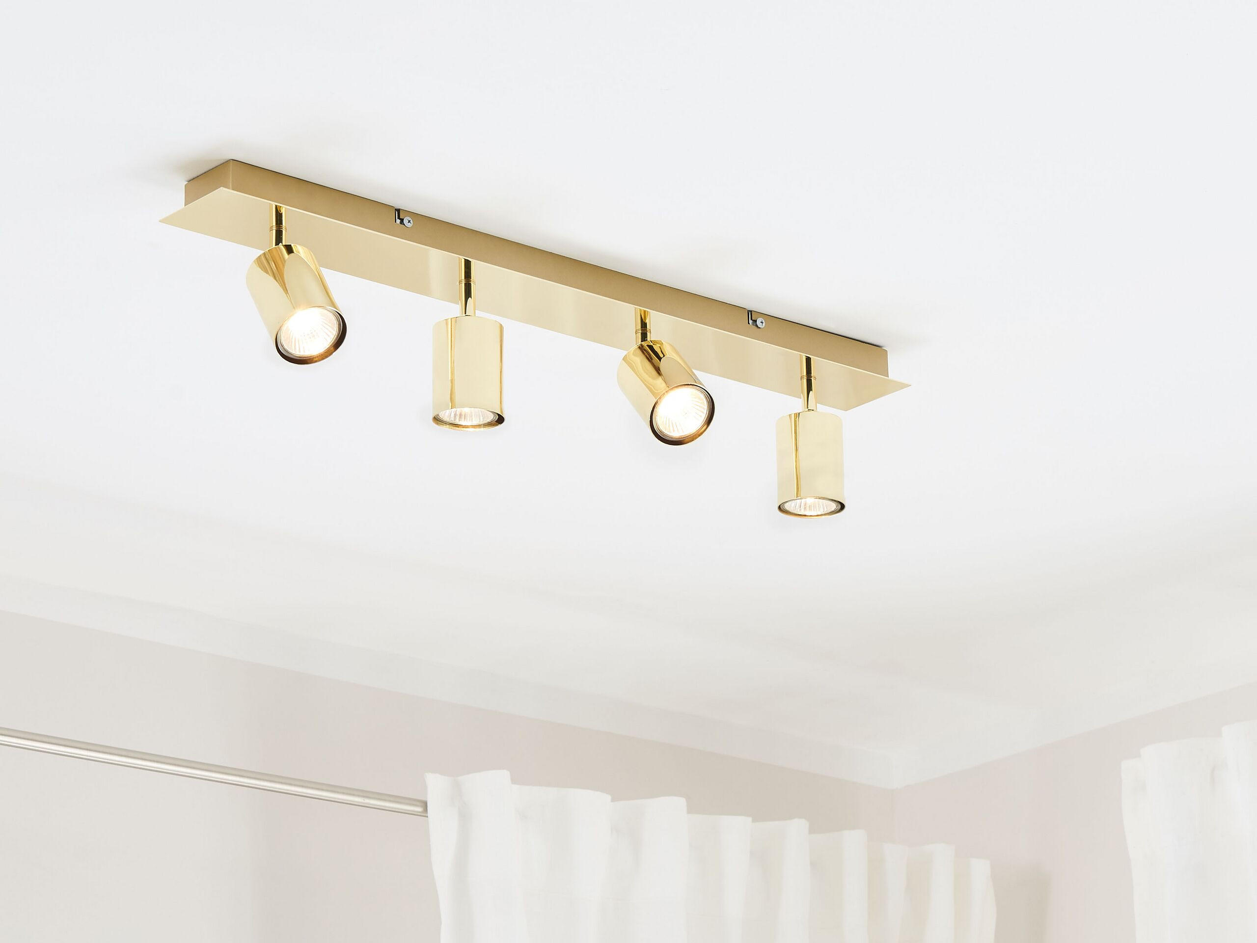WANDLEUCHTE 2er-Set Tigris 12/13/13 cm - Goldfarben, Metall (70/17/8cm) - Beliani