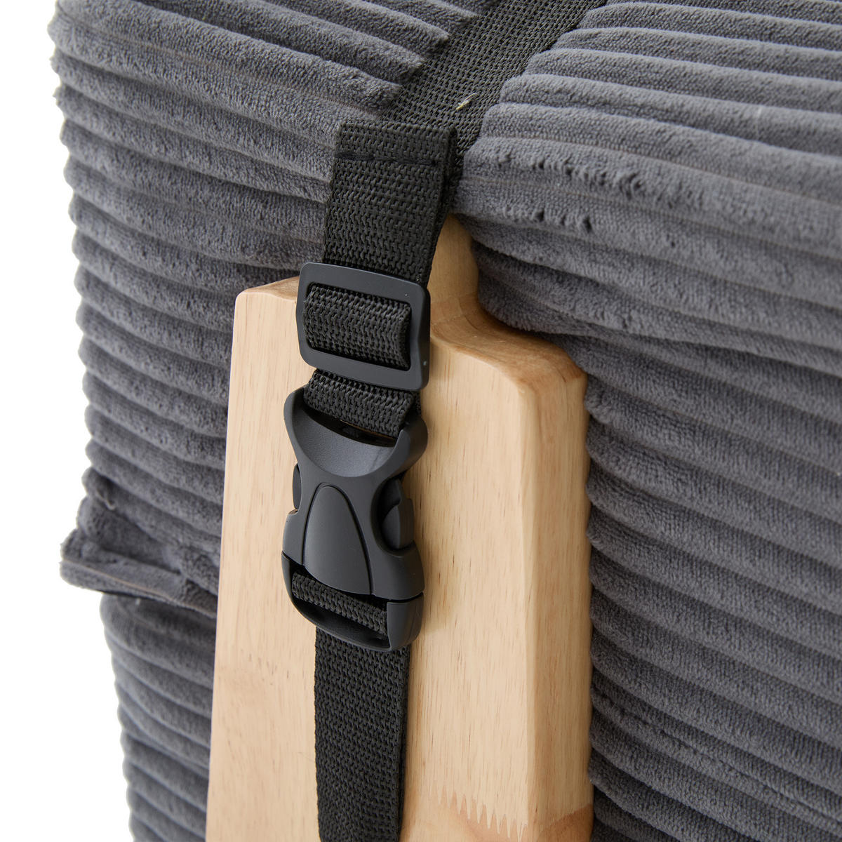 SCHLAFSESSEL ausklappbar mit Holzgestell, DE-42596, Grau - Dunkelgrau, Holzwerkstoff (90/84/86cm) - ComfortXL