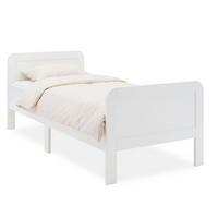 HOLZBETT Seniorenbett 90/200 Weiß - Weiß, Holz (90/200cm) - Homestyle4u