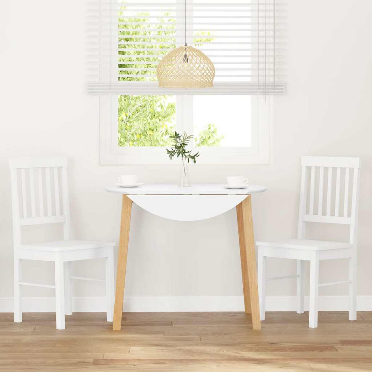 STUHL-SET 2 Stk Sturmhainbach 42.5/90/44.5 cm - Weiß, Holz (42.5/90/44.5cm) - ZMH